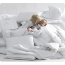 TROLL Fluffy pagalvė ir antklodė, balta