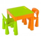 Vaikiškas baldų komplektas: stalas ir 2 kėdutės