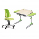 Reguliuojamo aukščio stalas Profi 3 su ergonomine ekoodos kėde
