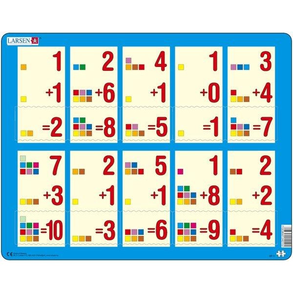 Larsen dėlionė (puzzle) Sudėtis 1- 10 Maxi