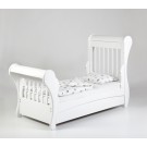 TROLL transformuojama lovytė Romantica su stalčiumi, baltos spalvos
