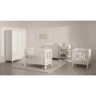 TROLL kūdikio baldų komplektas Loft, baltos spalvos