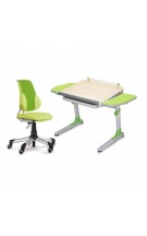 Reguliuojamo aukščio stalas Profi 3 su ergonomine ekoodos kėde