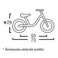 PUKY balansinis dviratukas LR M išmatavimai