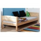 деревянный Деревянная кровать 200 cm, беленная