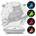 REER 52121 LED ColourLumy Owls ночной светильник